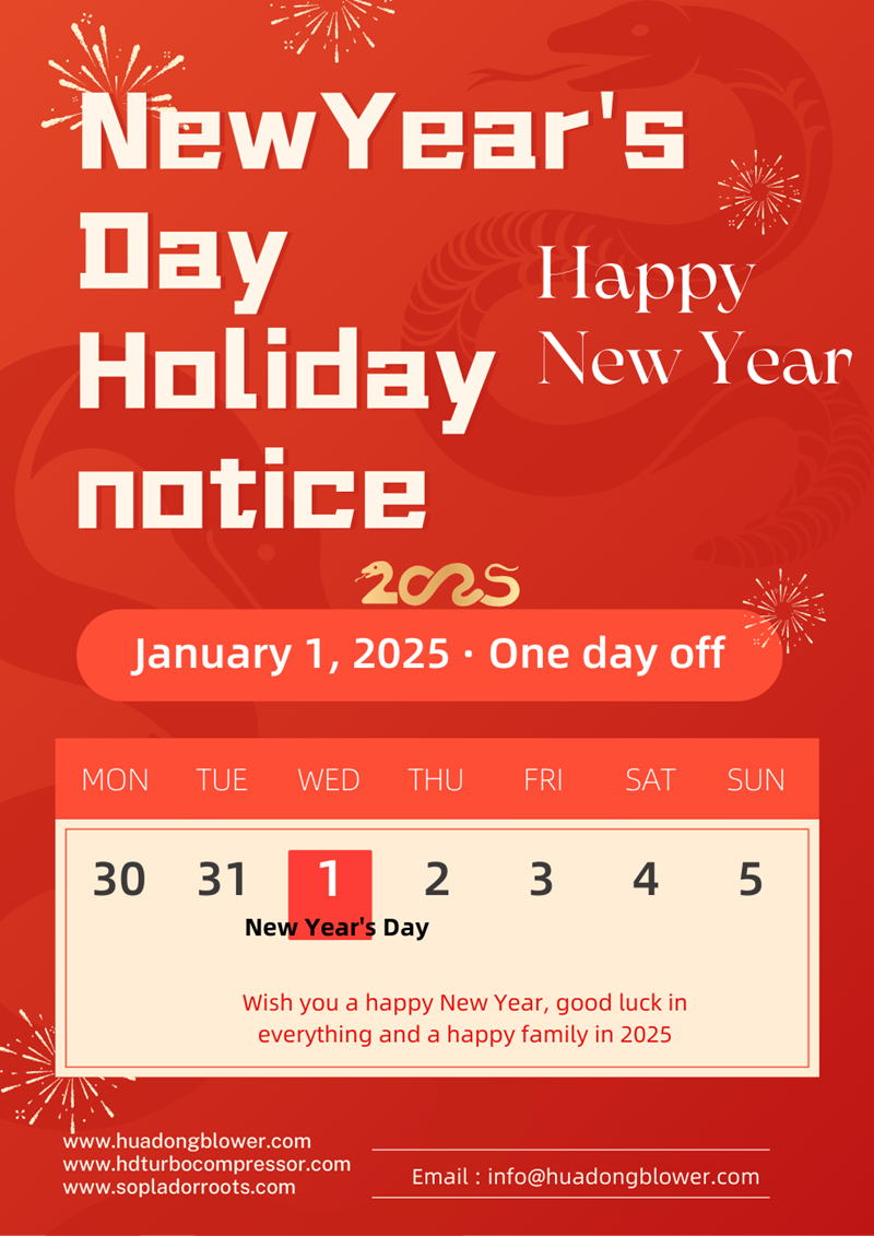 New year day holiday notice